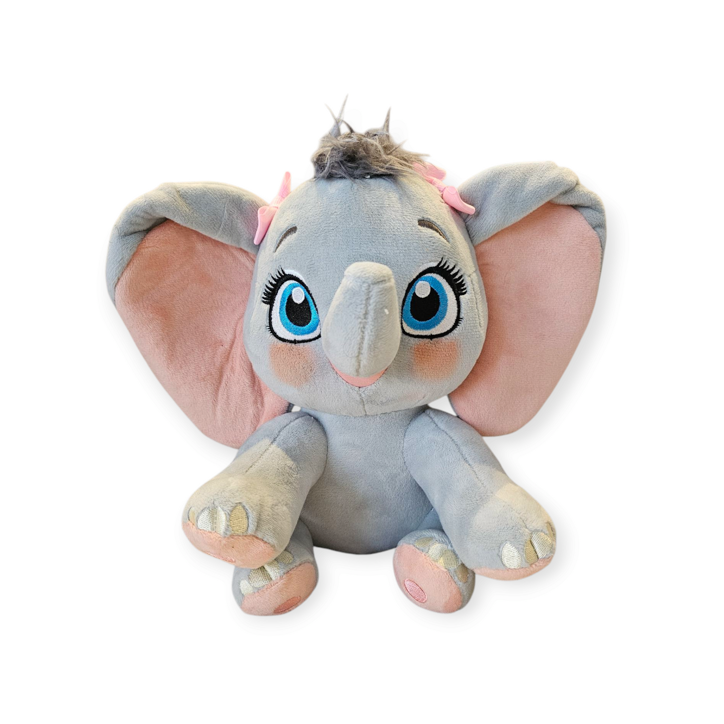 Toddler Birthday Present Gift Set with Plush Elephant, Storybook, Blanket and Bracelet - Kids Gift, Baby Shower Box