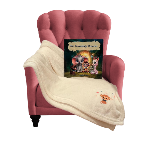 The Perfect Reading Bundle – Amigo Tales Blanket + The Friendship Bracelet Book